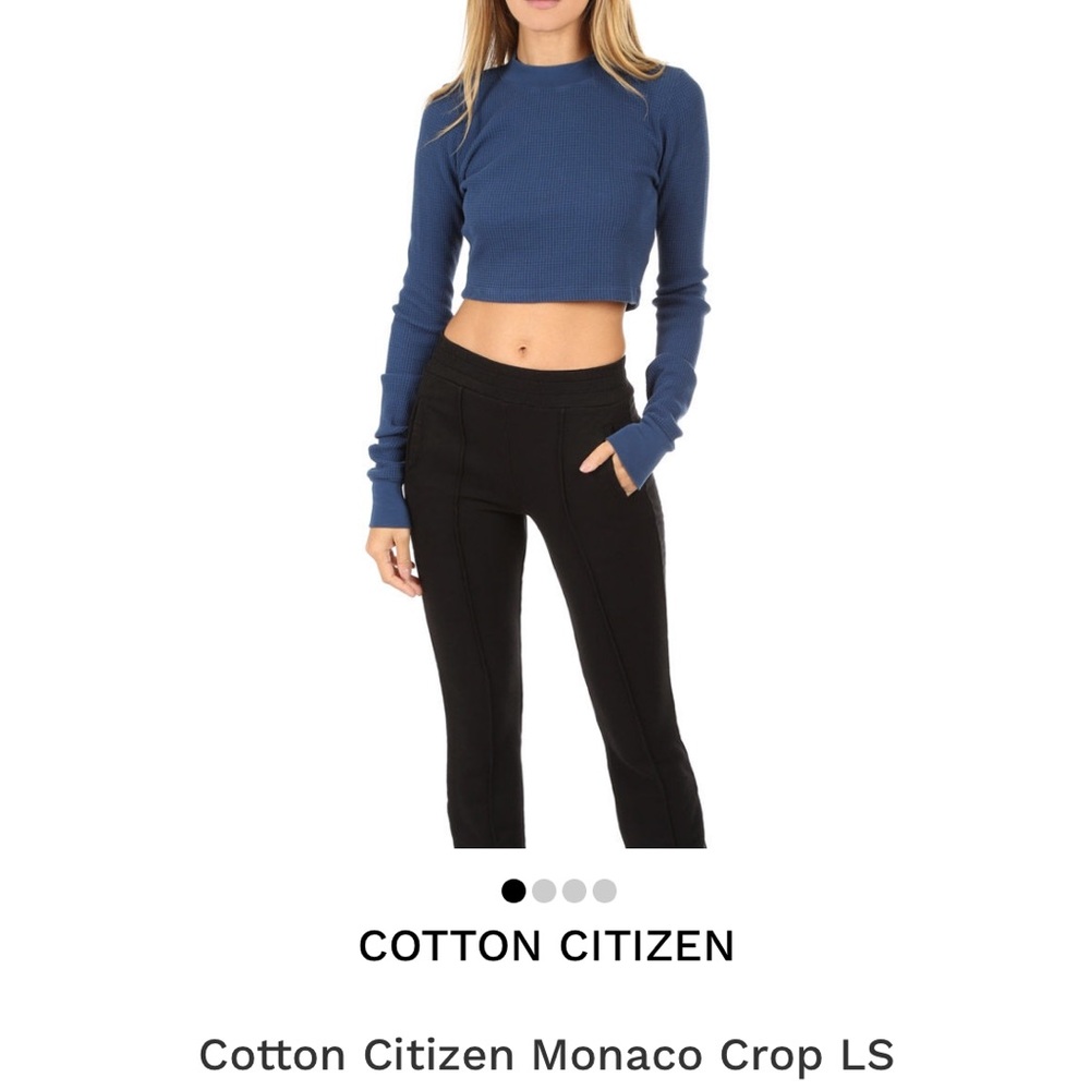 Cotton citizen, LS crop tee